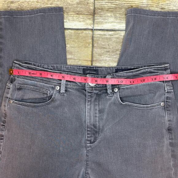 J. Jill DenimNeutral  Distressed High Rise Stretch Straight Jeans Womens Sz 4 - Picture 4 of 9